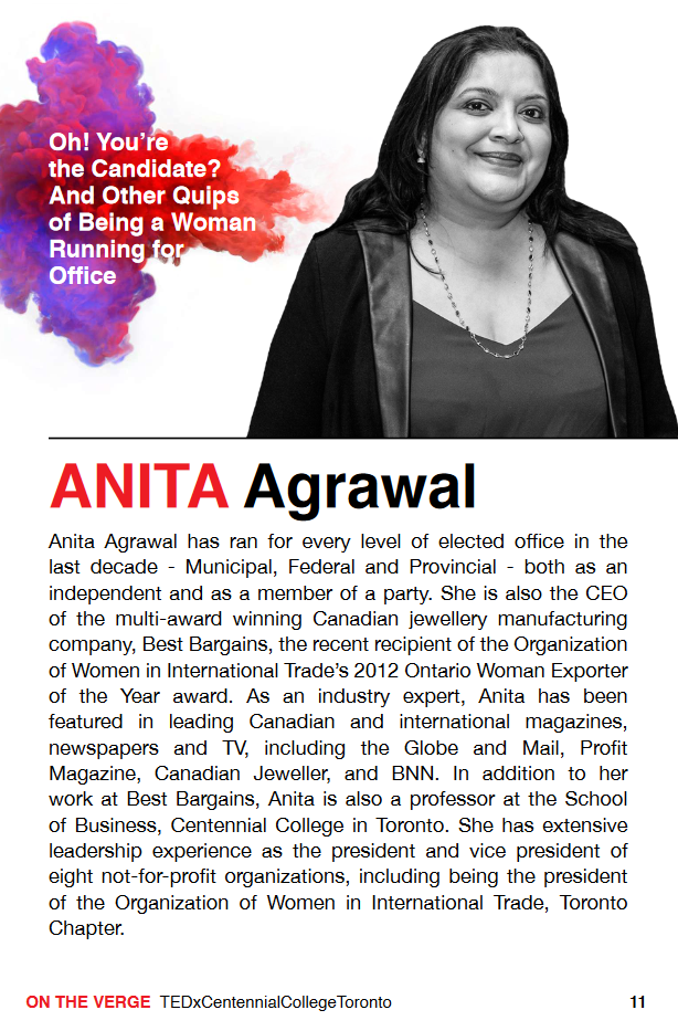 Best Bargains / Jewels 4 Ever CEO Presents her First TEDx Talk at TEDxCentennialCollegeToronto