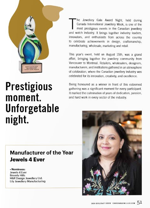 A Night to Remember at the Canadian Jewellery Gala!