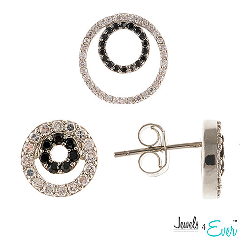 Jewels 4 Ever Women's CZ Fashion Jewelry Set with Pendant and Earrings