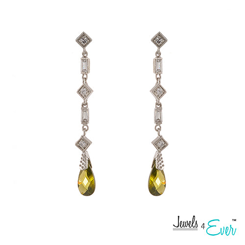 Jewels 4 Ever Women's CZ Fashion Jewelry Earrings