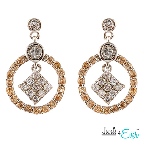 Jewels 4 Ever Women's CZ Fashion Jewelry Earrings