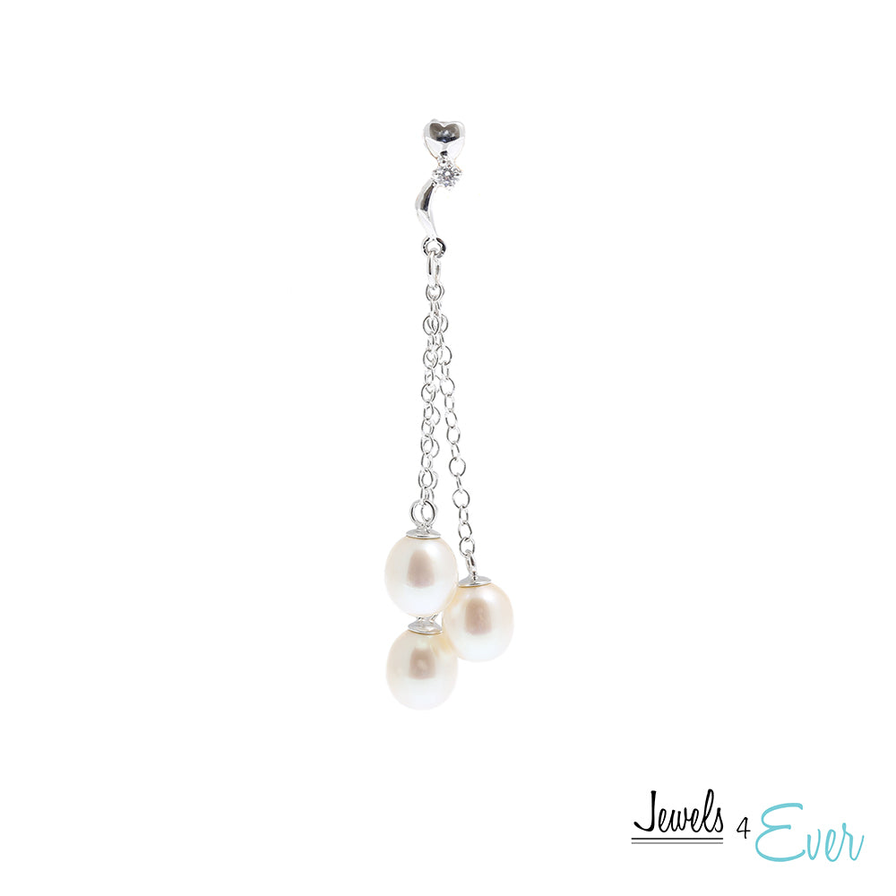 Sterling Silver White Freshwater Pearl Pendant