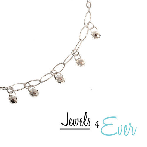 Sterling Silver Small Jingle Bells Bracelet