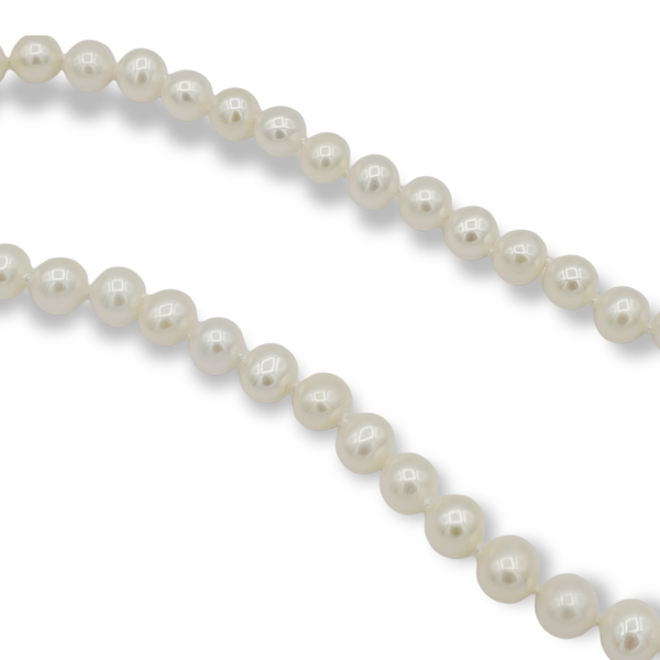 14kt Gold Genuine Freshwater Pearls (5.8-6mm) Necklace