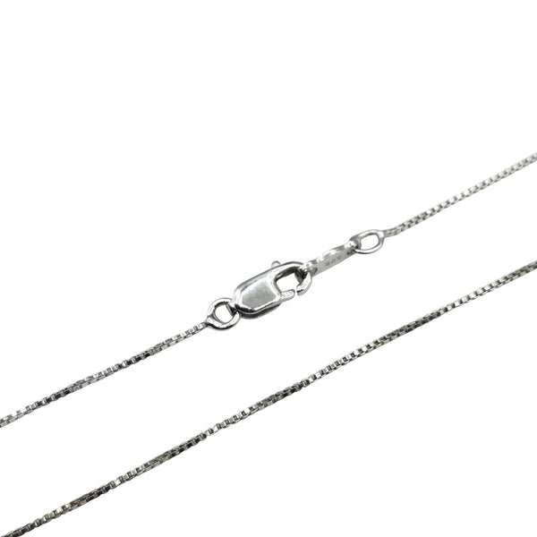 Sterling Silver Diamond Pendant with Chain