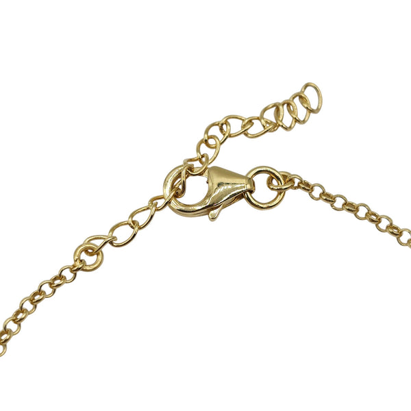 Gold Plated Sterling Silver Bracelet Set With CZ