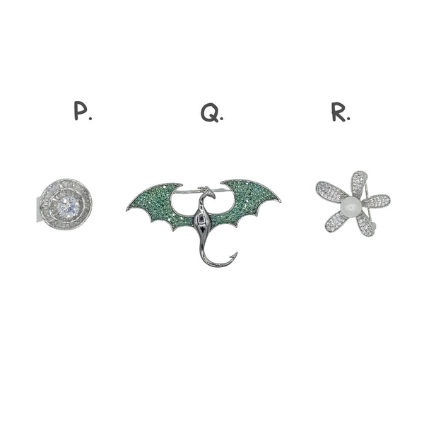 Copper-base Brooches