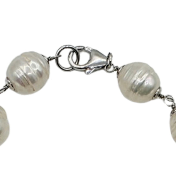 Genuine Freshwater Pearls 10-12mm Necklace and Bracelet