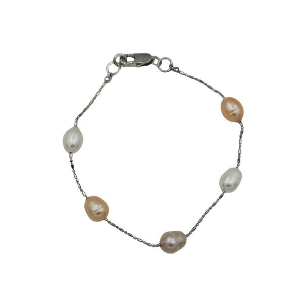 Genuine Freshwater Pearls 10x7mm Bracelet and Necklace