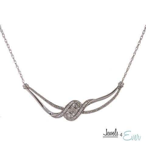 Sterling Silver Diamond 0.25ct Necklace