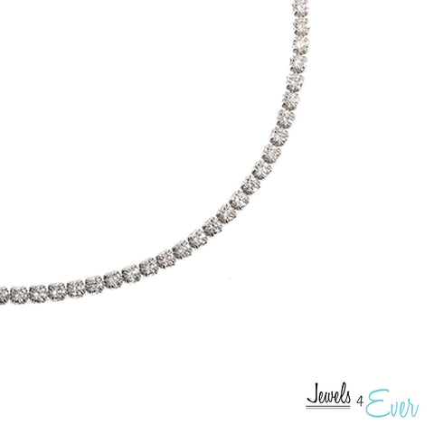 Sterling Silver Cubic zirconia Bracelet