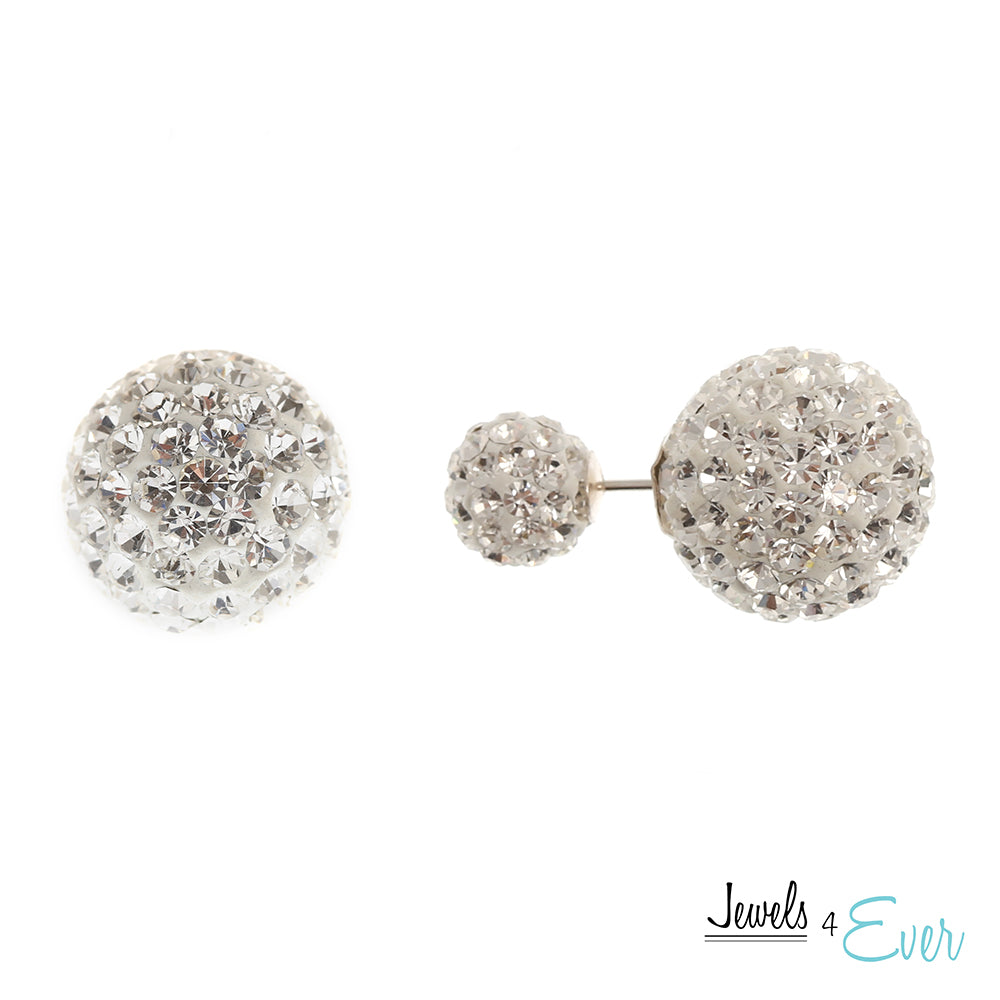 【HYERES LOR】Noailles double circle Silver earring 30cm Silver Double Circle Earrings | Aurore Havenne - Aurore
