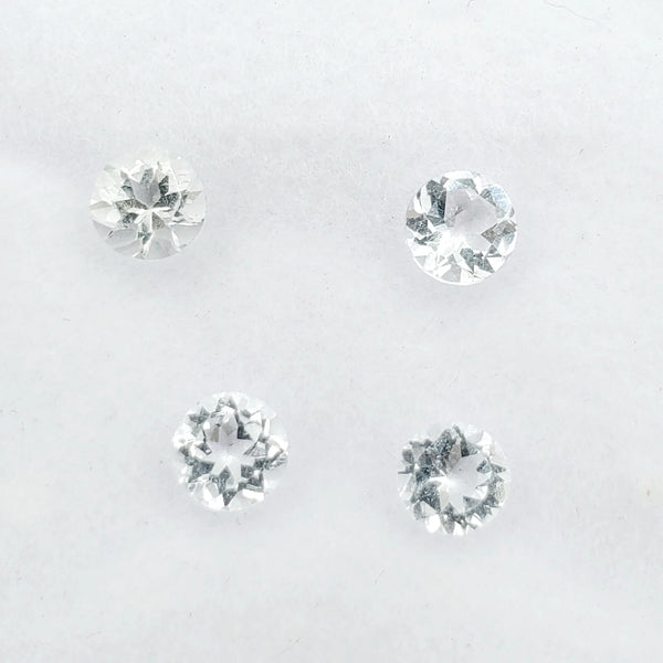 4X4mm Round Loose Gemstones