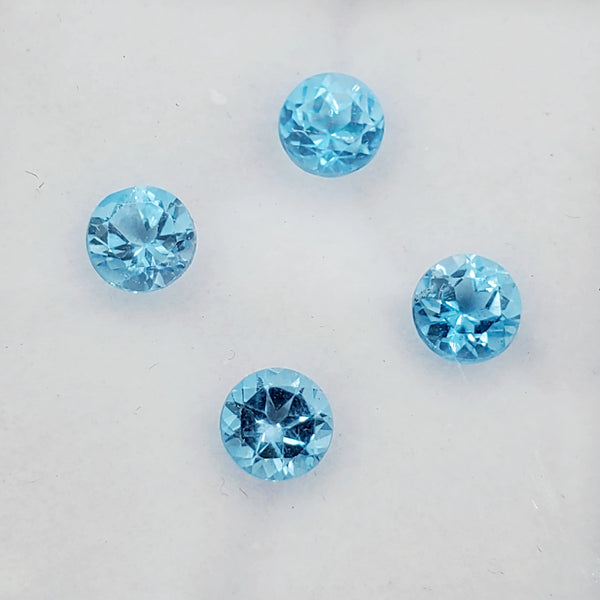 5X5mm Round Loose Gemstones