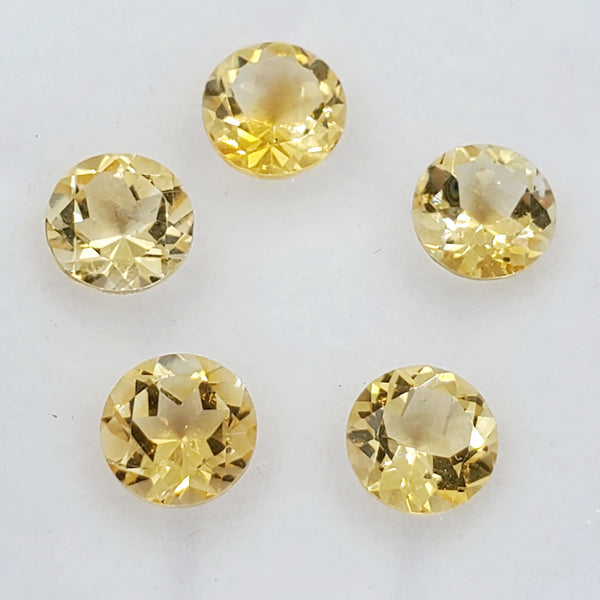6X6mm Round Loose Gemstones